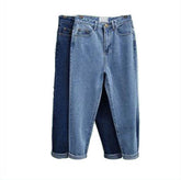 Boyfriendjeans mit hoher Taille
